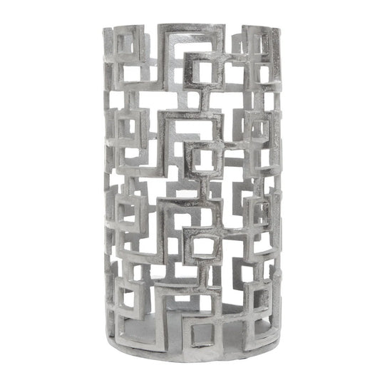 Small Silver Finish Candle Hold