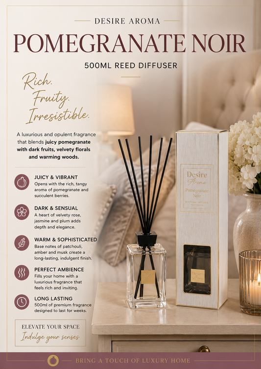 500 ml Pomegranate Noir Reed Diffuser inspired by Jo malone