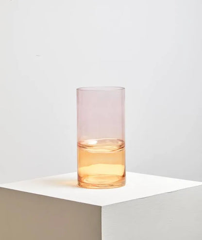 Stunning yellow glass vase