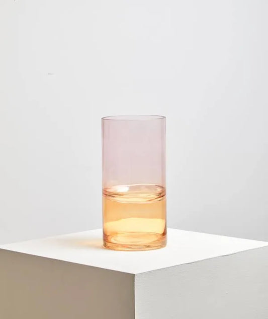 Stunning yellow glass vase
