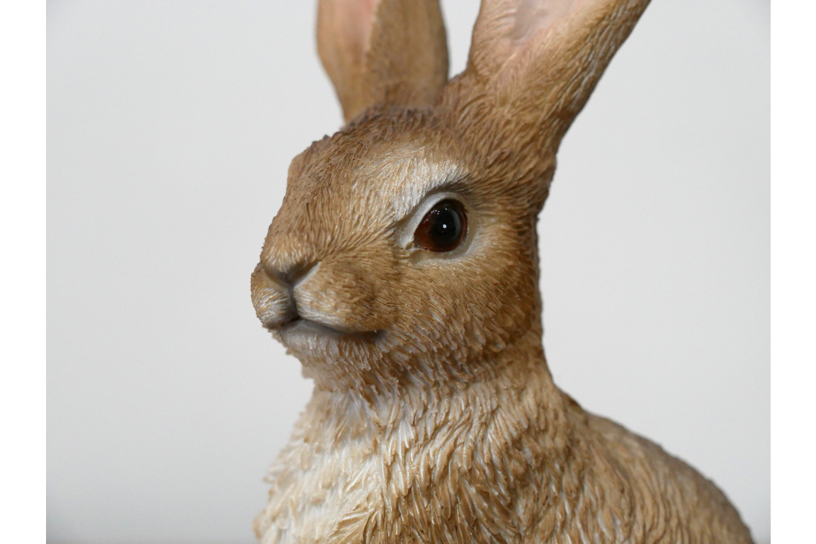 Small baby rabbit statue for indoor or outdoor