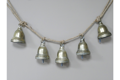 Gold Christmas Bell Garland