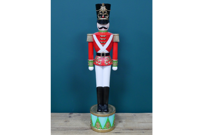 Traditional Red Nutcracker drum  Soldier