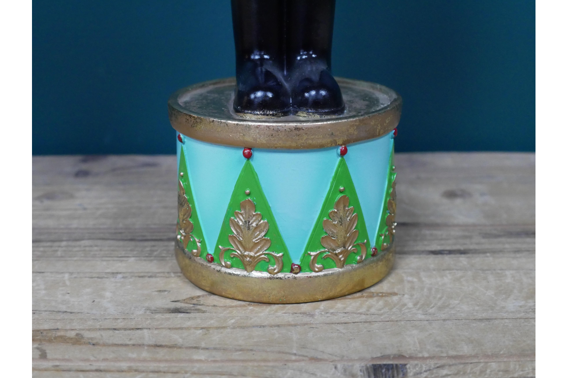 Traditional Red Nutcracker drum  Soldier