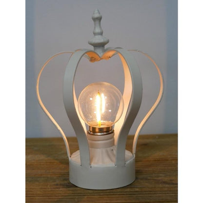 Cream crown light battery operated. Home decor