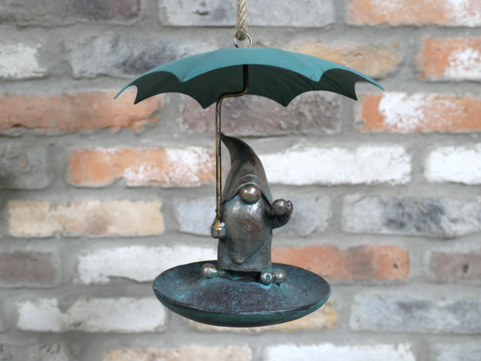 Hanging Gonk Bird Feeder for the garden