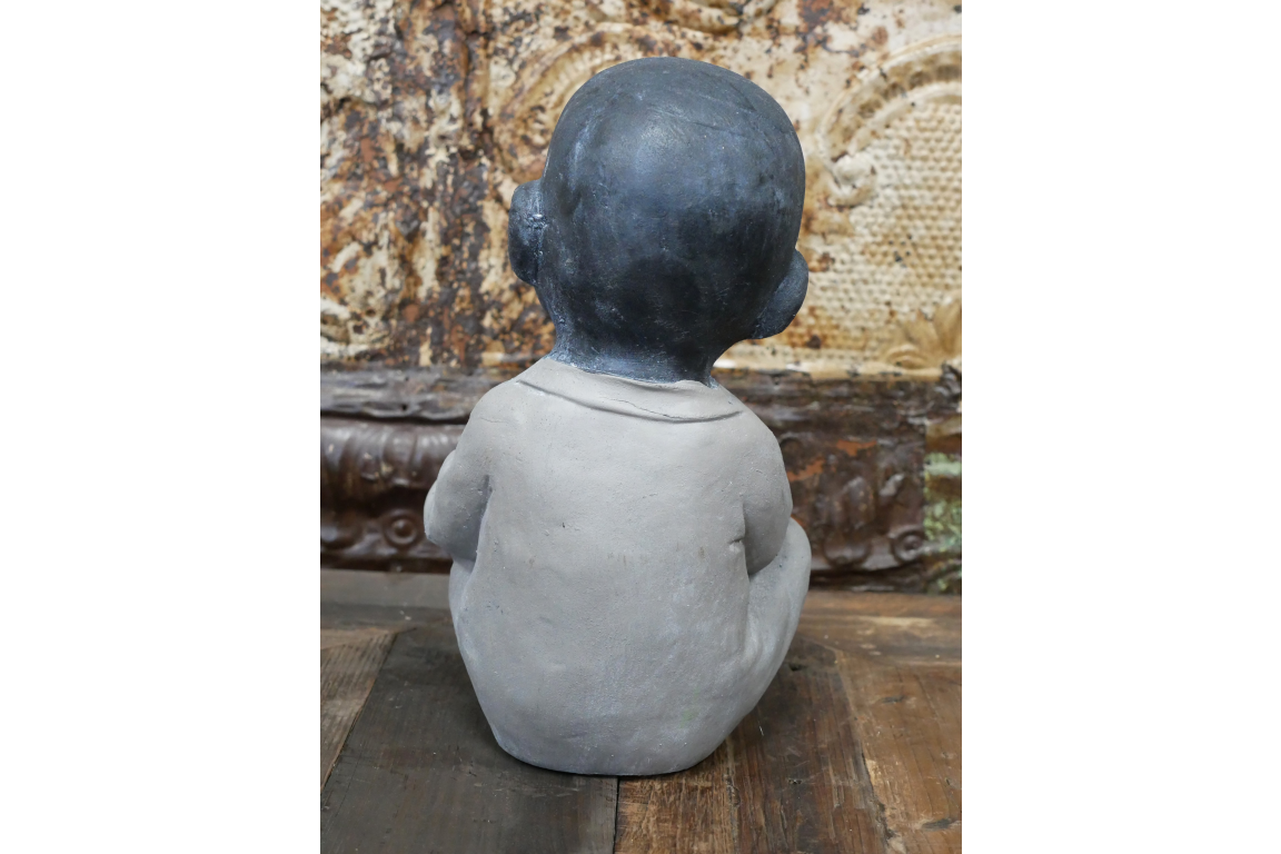 Sitting Monk Buddha reading a book Indoor or outdoor statue