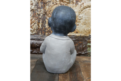 Sitting Monk Buddha reading a book Indoor or outdoor statue