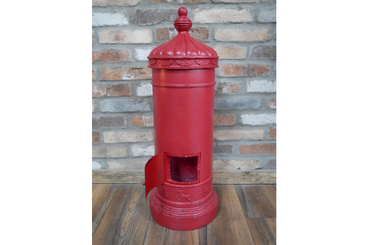 Red North Pole Christmas Post Box