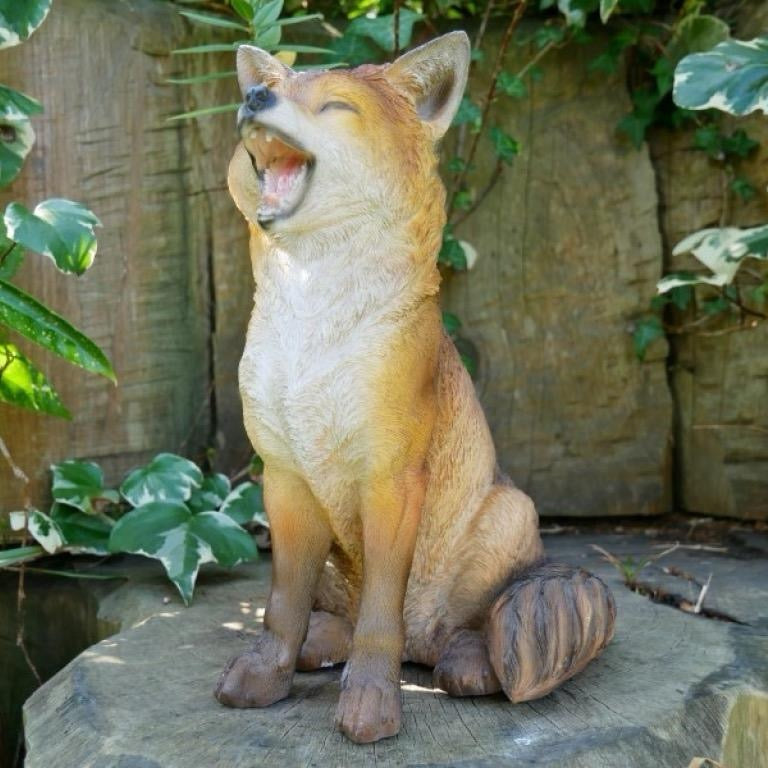 Fox Statue for Indoor or Outdoor - Perfect for Home and Garden Decor