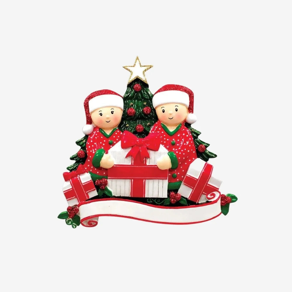 family tree Personalised Christmas Decoration tree design various family sizes