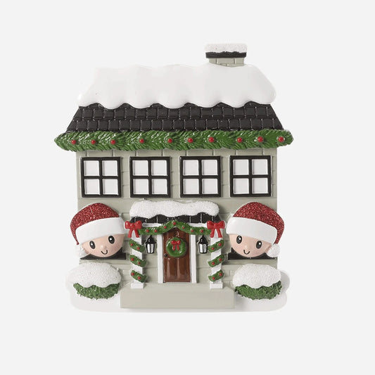 Personalised Christmas House new Decoration  various family sizes