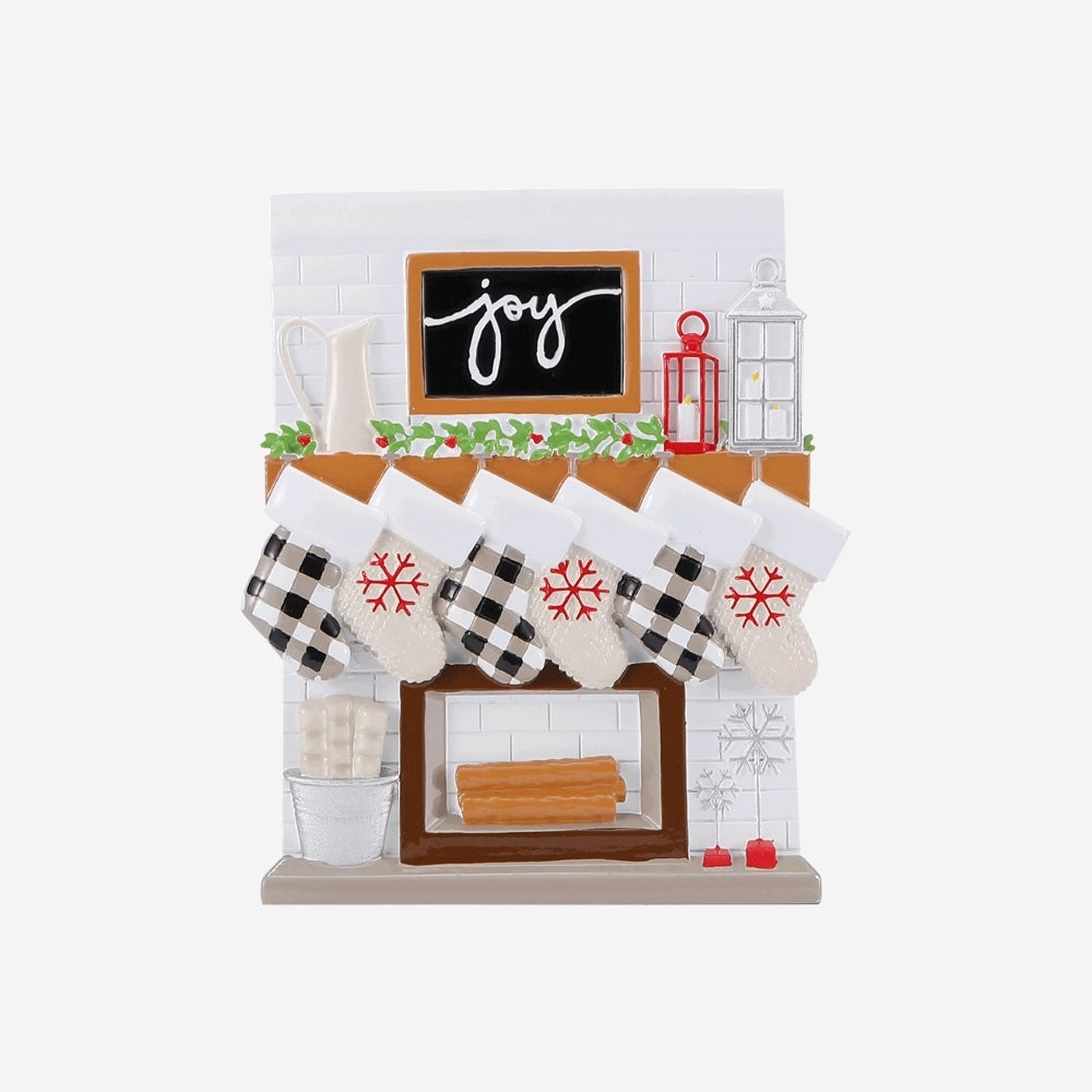 Stocking Fireplace Decoration personalised various family sizes