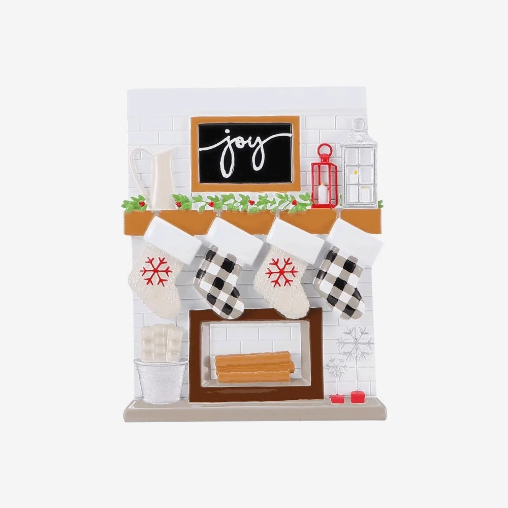 Stocking Fireplace Decoration personalised various family sizes