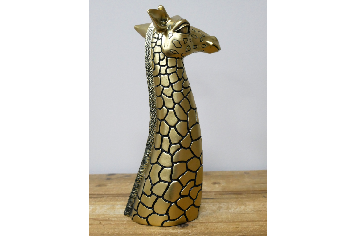 Large Gold Giraffe Statue – Luxury Statement Home Decor UK