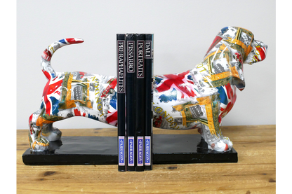 Sausage Dog Bookends – British Print Decorative Book Holders UK