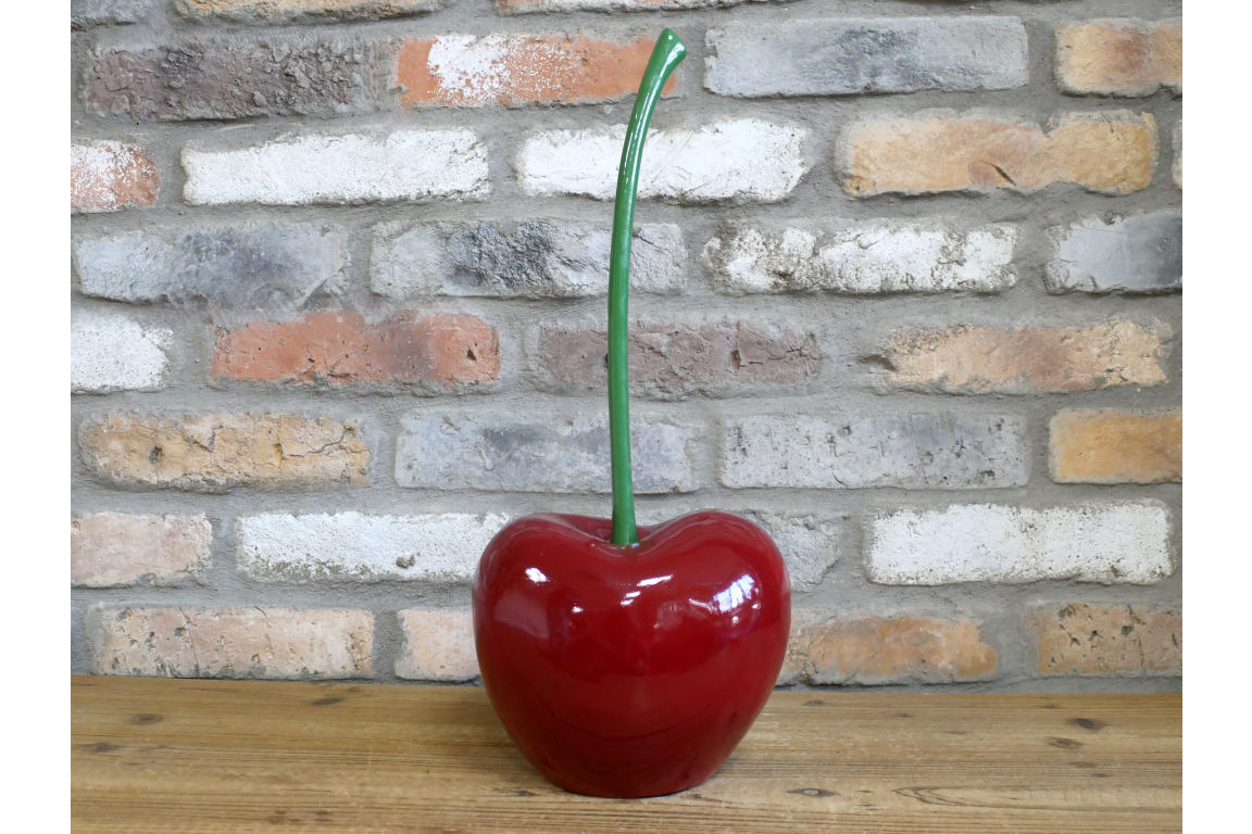 Large Glossy Red Cherry Ornament – 45cm