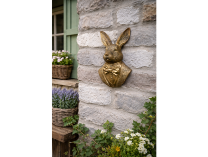 Gold Rabbit Wall Decor