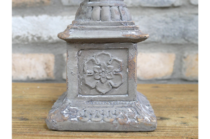 Concrete effect large candle stick