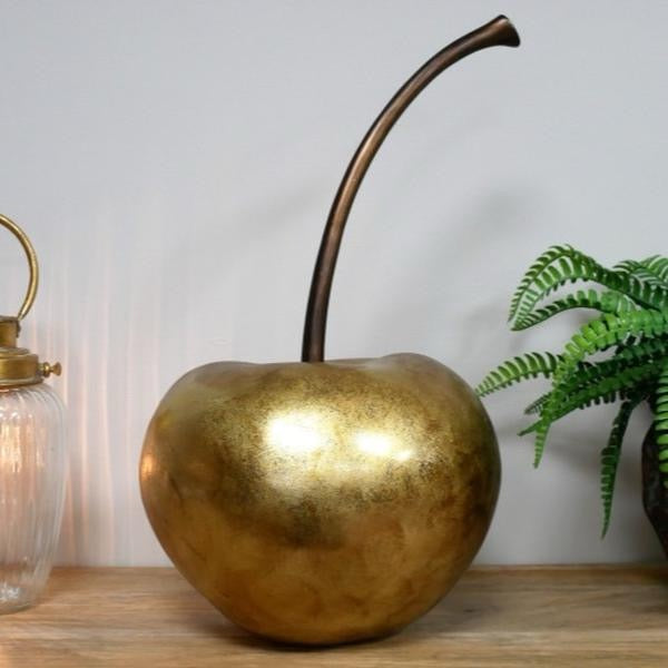 Large gold cherry home decor
