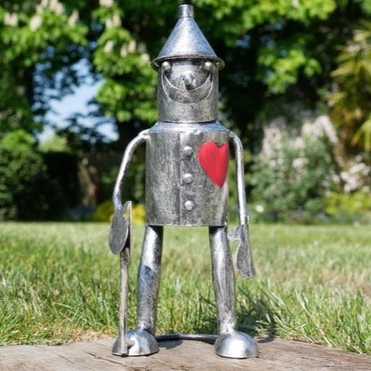 Mini standing Tinman Statues for Indoor and Outdoor Decor - Ornaments