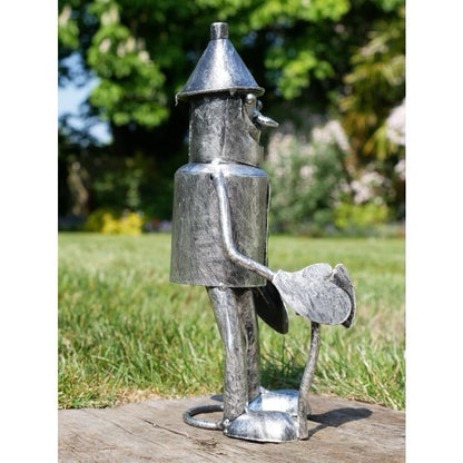 Mini standing Tinman Statues for Indoor and Outdoor Decor - Ornaments
