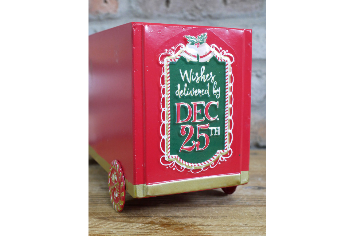 North Pole Express Metal Christmas Mail Van