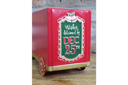 North Pole Express Metal Christmas Mail Van