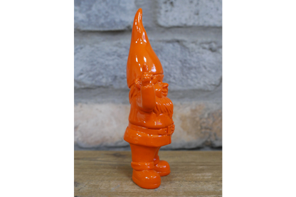 Mini orange gnome peace sign
