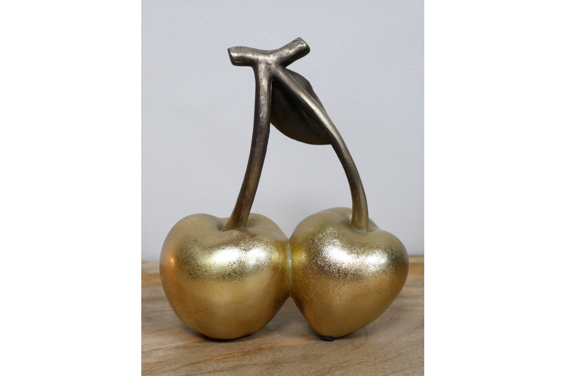 Gold cherries styling home decor