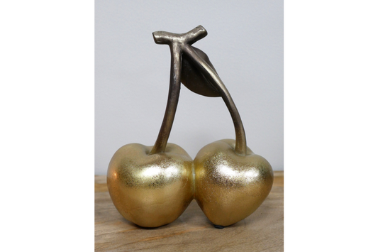 Gold cherries styling home decor