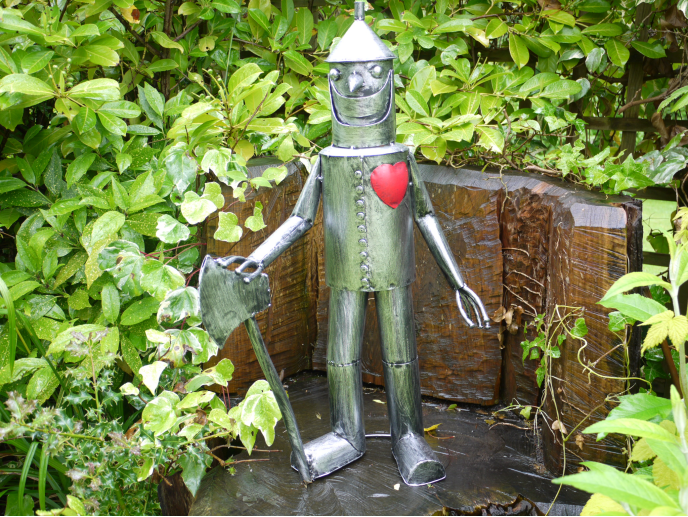large Tinman statue indoor or outdoor