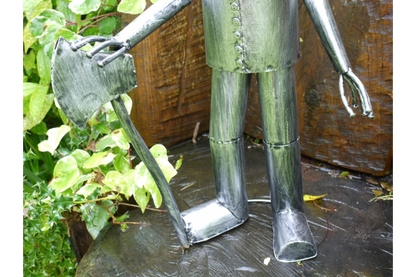 large Tinman statue indoor or outdoor