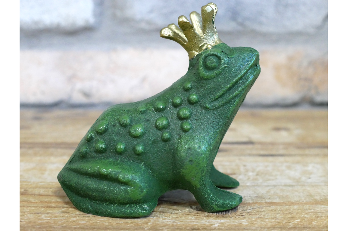 Cast iron frog statue indoor or out