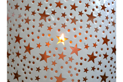 Star Cut-Out Candle Holder – Large