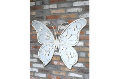 Large Butterfly Mirror Wall Art – Indoor & Outdoor – 90cm