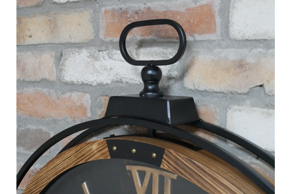 Large Moving Cog Wall Clock – 88cm Industrial Statement Clock