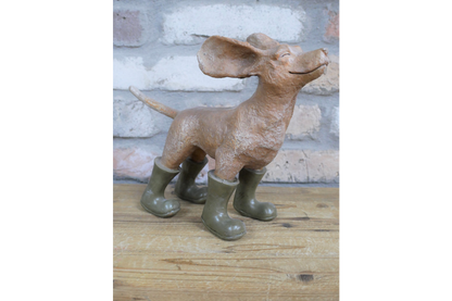 Dog in the wind statue