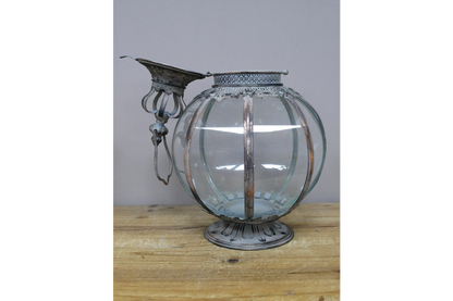 Vintage Gold Crown Lantern – 38cm