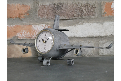 Vintage Aeroplane Desk Clock