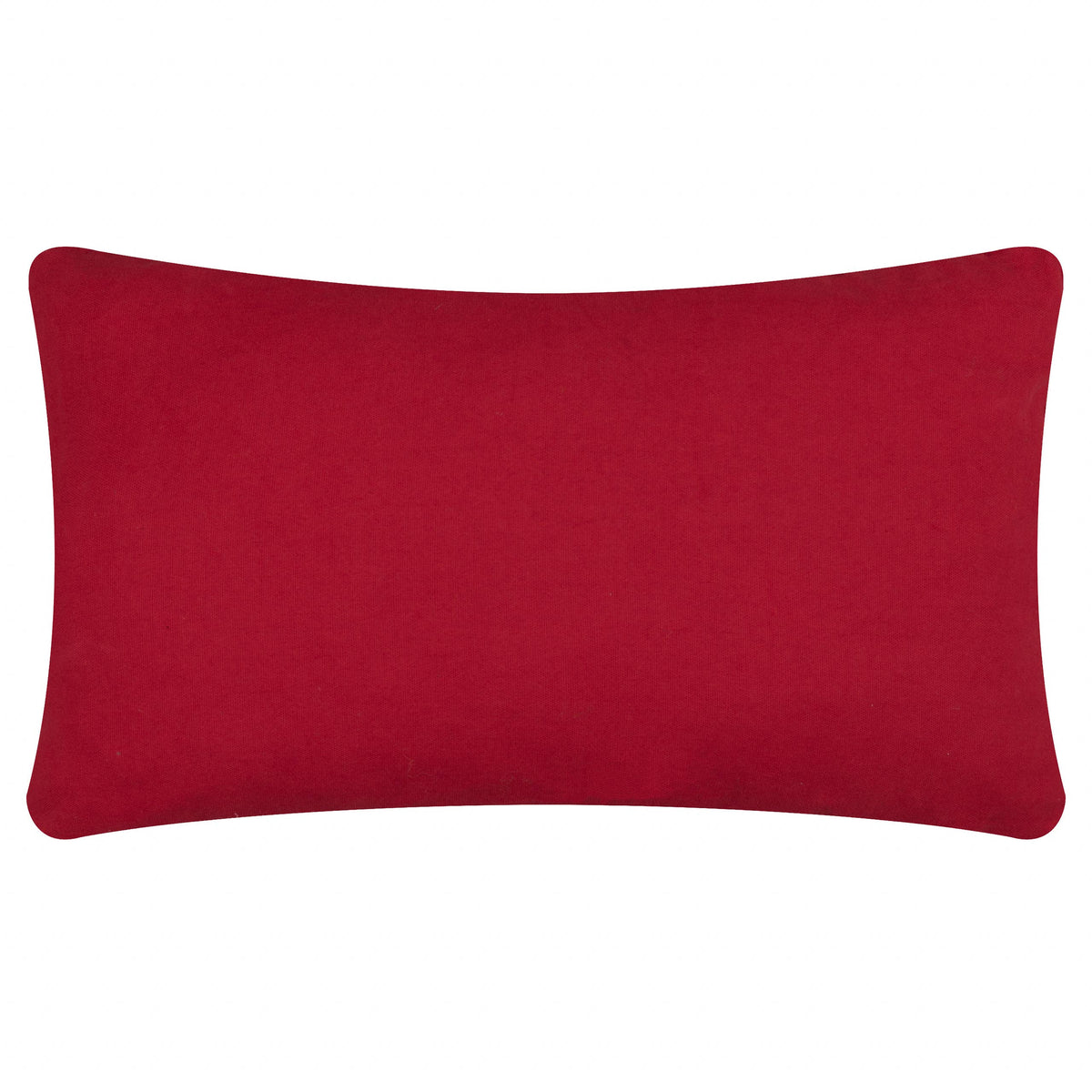Candy Merry Christmas Tufted Cushion Red/White: Red/White / Fibre Filled / 30 x 50cm