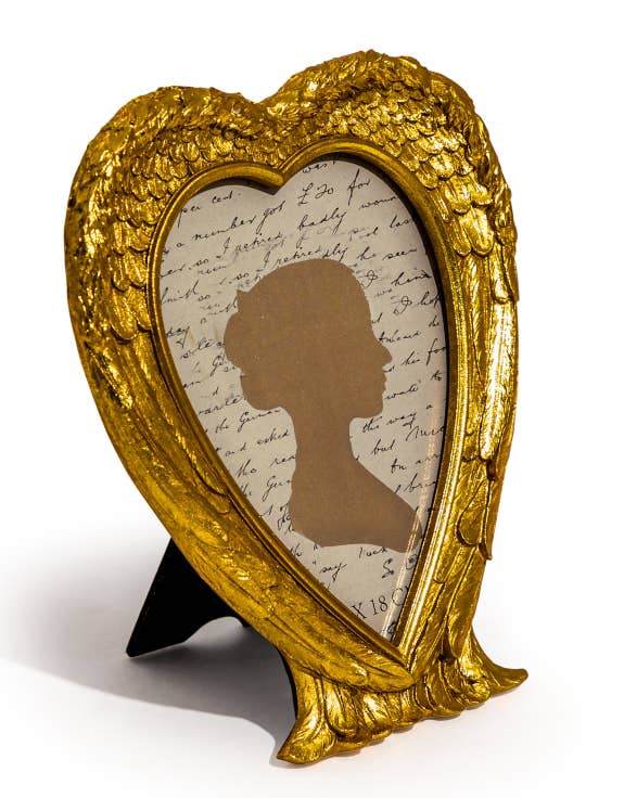 Gold Angel Wing 4x6" Photo Frame