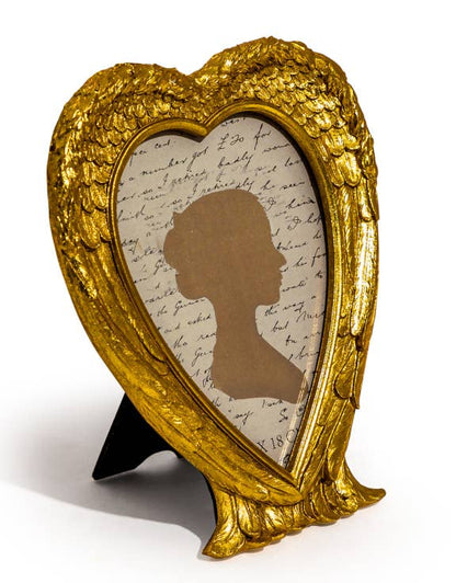 Gold Angel Wing 4x6" Photo Frame