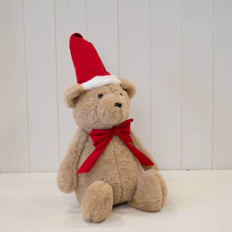 Decorative sitting Christmas bear