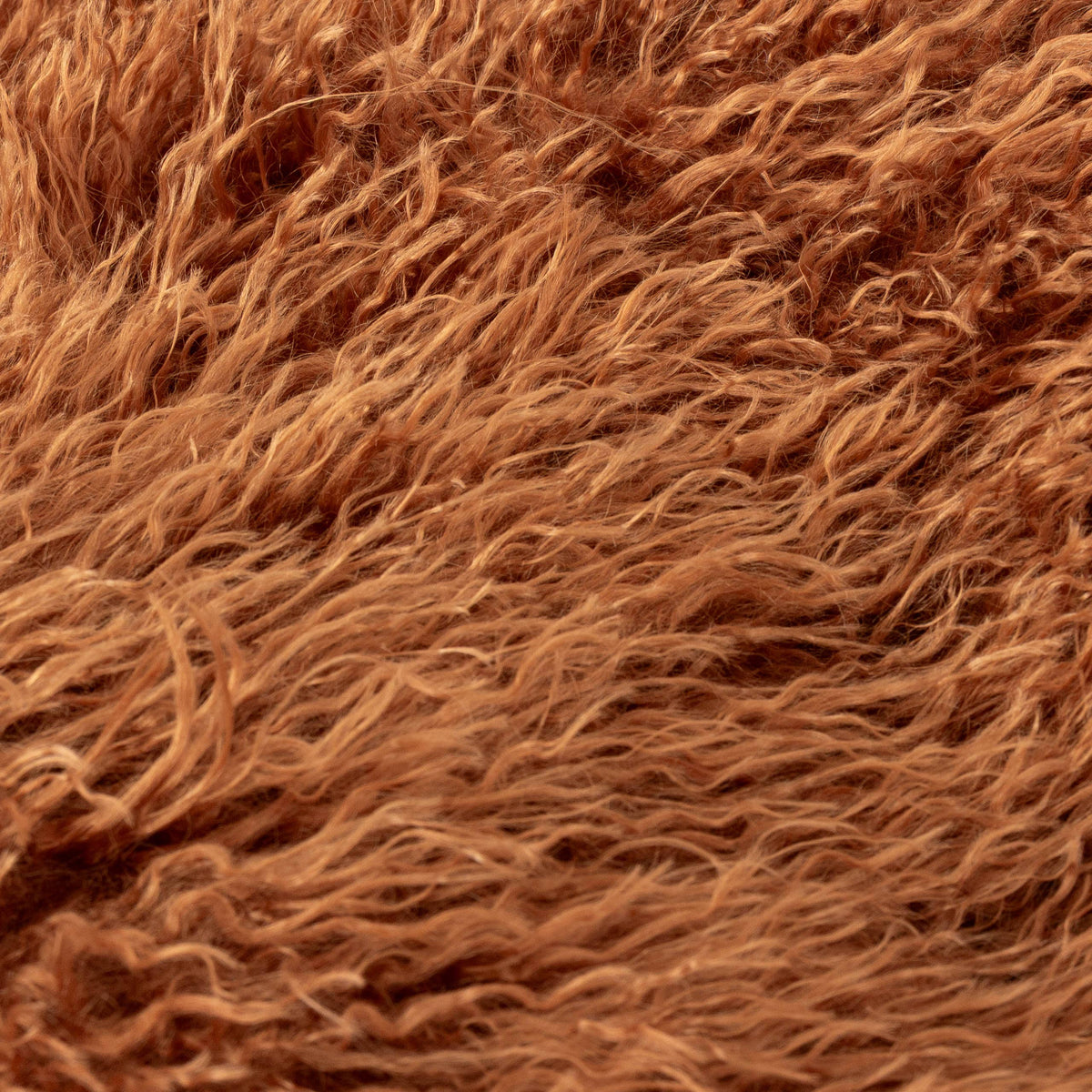 Rowan Faux Fur Throw Ginger: Ginger / 130 x 175cm