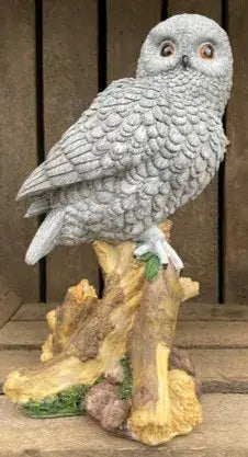 Snowy Owl statue for indoor or outdoor